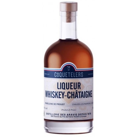 LIKÖR Whisky-Kastanien Coquetelers Französisch 40 ° 70 cl