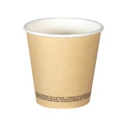 Kraft CARDBOARD CUP for hot and cold drinks format 12 cl - the 50