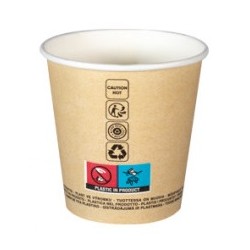 Kraft CARDBOARD CUP for hot and cold drinks format 20 cl - the 50