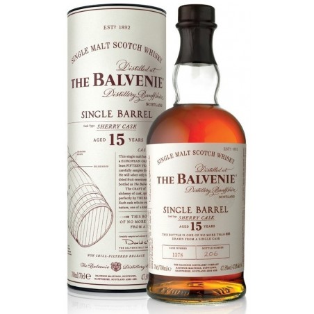 WHISKEY The Balvenie Sherry Cask 15 years 47.8° 70 cl in its case