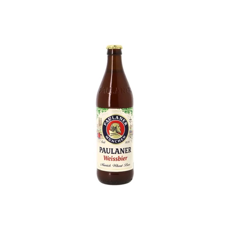 Bière PAULANER Hefe-Weissbier Blanche Allemande 5,5° 50 cl