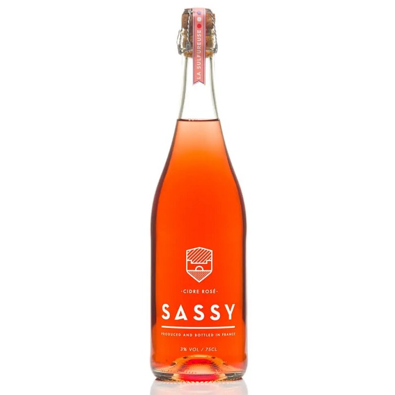 CIDER Sassy La Sulfureuse Sweet Rosé Frankreich 3° 75 cl