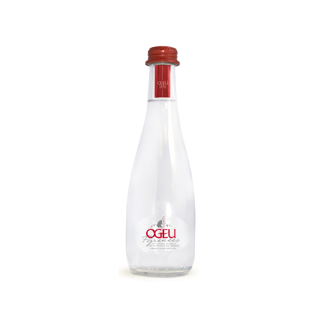 OGEU Bottiglia di Vetro Acqua Minerale Frizzante Intensa 33 cl