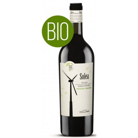 Solea Nero d'Avola CANTINA CELLARO SICILIA Red Wine DOC 75 cl BIO
