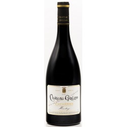 Château Grezan Cuvée Héritage FAUGERES Vino Rosso AOP 150 cl con la sua custodia