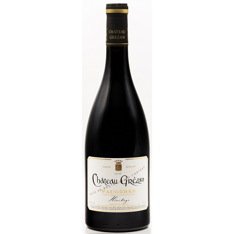 Château Grezan Cuvée Héritage FAUGERES Red Wine AOP 150 cl with its case