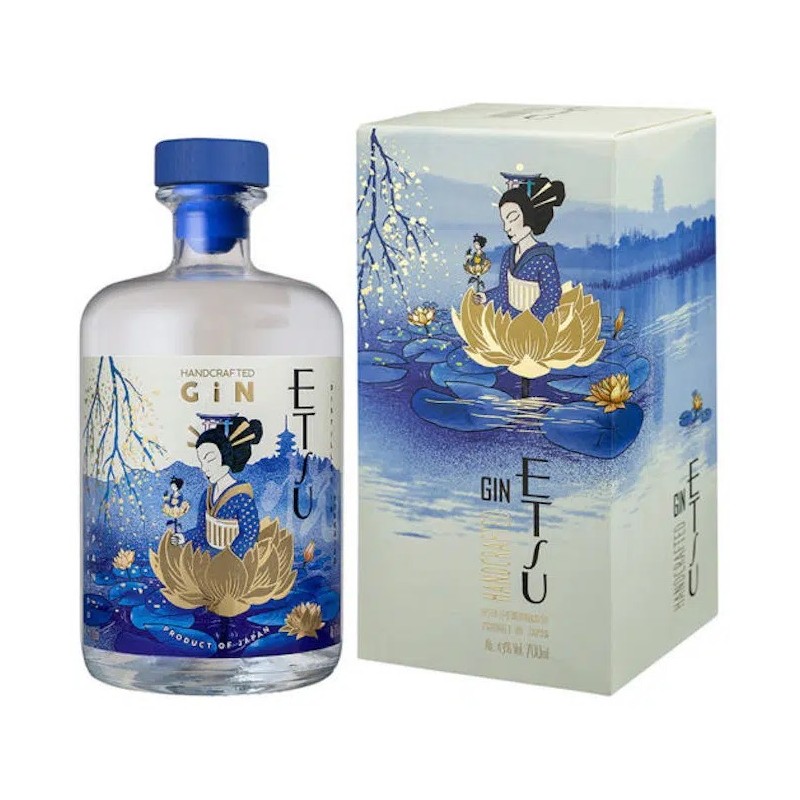 GIN Etsu Handcrafted Japanese 43° 70 cl in its case