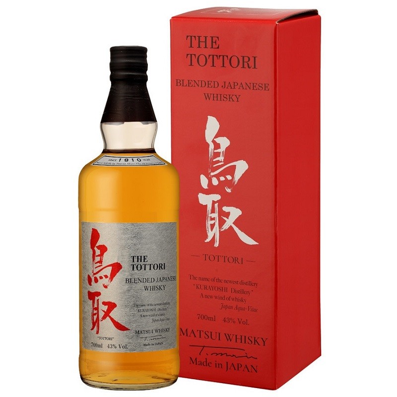 WHISKY The Tottori Japanese Blend 43° 70 cl nel suo astuccio