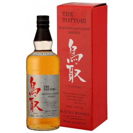 WHISKEY The Tottori Japanese Blend 43° 70 cl in its case