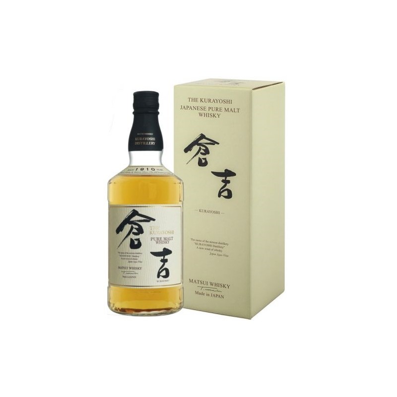 WHISKEY The Kurayoshi Pure Japanese Malt 43° 70 cl in its case