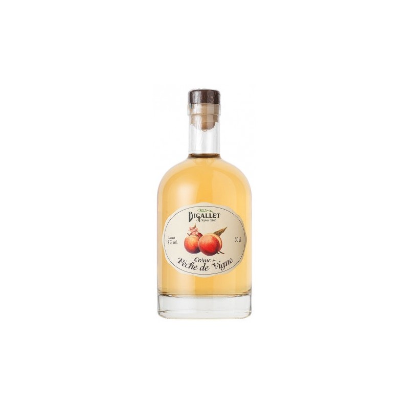 Bigallet Vine Peach Cream 18 ° 50 cl