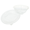 BOWL transparent plastic salad bowl with hinged lid 1 L - 100