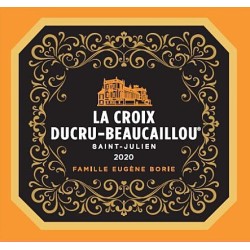 La Croix Ducru-Beaucaillou 2020 SAINT JULIEN Red Wine AOC 75 cl