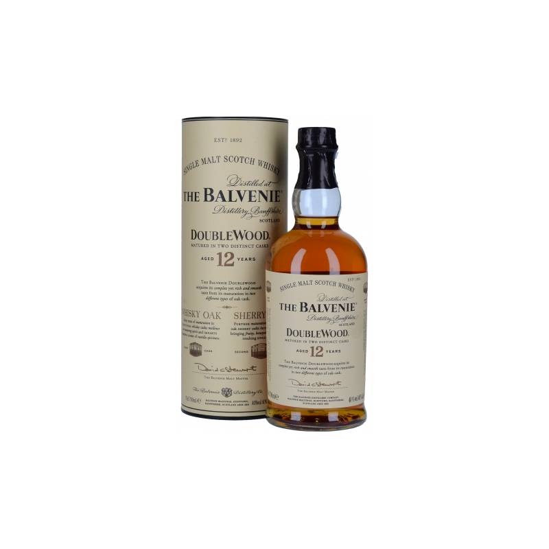 WHISKEY Balvenie Dooble Wood 12 years Scotland 40° 70 cl in its case