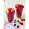 SMOOTHIES Red 100% Fruits Strawberry+Blueberry+Blackcurrant+Banana+Raspberry Sublim Foods France 25 gr
