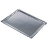 Rectangle TRAY 455 x 340 mm in silver cardboard - 10