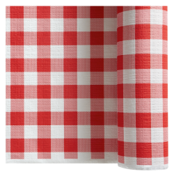 Vichy tablecloth in damask paper width 1.20 m - roll of 25 m
