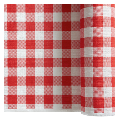 Vichy tablecloth in damask paper width 1.20 m - roll of 25 m