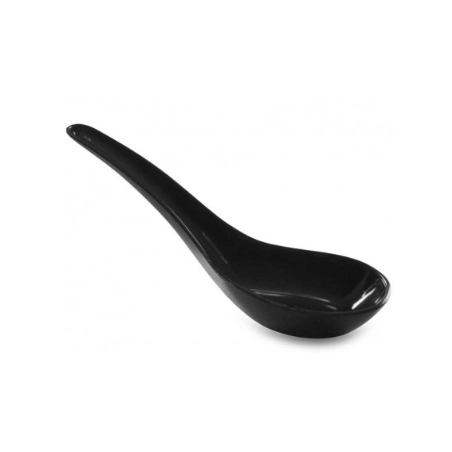Reusable Black Chinese SPOON - bag of 25