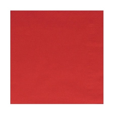 RED TOWEL in disposable paper 38 x 38 cm 2 layers - bag of 50