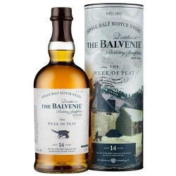 WHISKY The Balvenie Week Of Peat 14 Jahre alt Schottland 48,3° 70 cl im Karton 30 PPM
