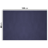 Navy Blue Tablecloth in embossed paper 80 x 120 cm - 200